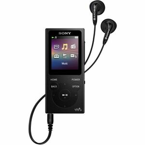 MP4 player SONY Walkman NW-E394LB, 8GB, Casti incluse, Negru imagine