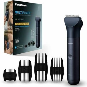 Aparat de tuns cu lame profesionale Panasonic MultiShape ER-CKL3-A301, 4 piepteni cu 15 setari de lungime, autonomie 70 min, quick charge 1H, acumulator Li-Ion, lavabil, husa transport, negru imagine