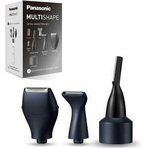 Set ras si contur barba, tuns sprancene Panasonic ER-CDT1-A301, contur barba/sprancene, utilizare piele umeda/uscata, Negru imagine