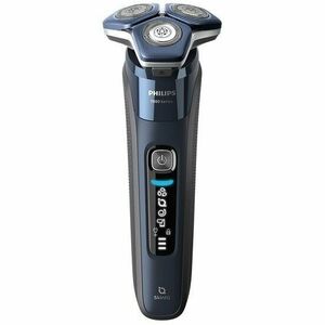 Aparat de ras PHILIPS Shaver Series 7000 S7885/50, acumulator, autonomie 60 min, SkinIQ, albastru imagine