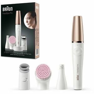 Epilator, Braun, FaceSpa Pro SE912, Multifunctional, Ingrijirea fetei, 10 microgauri, Perie de curatare, Reincarcabil, 90 de minute, Umed si uscat imagine