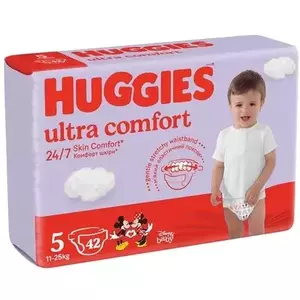 Scutece Huggies Ultra Comfort Jumbo 5, 11-25 kg, 42 buc imagine