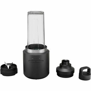 Blender fara fir KitchenAid Go 5KSBR256BM, cu baterie, 0, 47L, Negru mat imagine