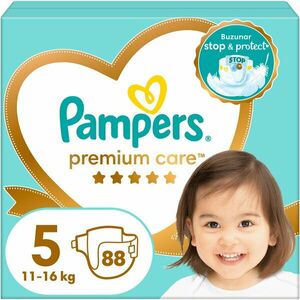 Scutece Pampers Premium Care Mega Box Marimea 5, 11-16 kg, 88 buc imagine