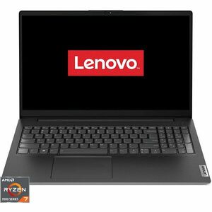 Laptop Lenovo V15 G4 ABP cu procesor AMD Ryzen™ 7 7730U pana la 4.5GHz, 15.6 Full HD, IPS, 16GB DDR4, 512GB SSD, Video Integrated AMD Radeon™ Graphic, No OS, Business Black, 3y on-site Premium Care imagine