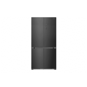 Side by side multidoor Heinner HSBS-HM505MDSINFDXE++, 505 l, Full No Frost, Compartiment convertibil frigider/congelator, Compresor Dual Inverter, Alarma usa deschisa, Clasa E, Dark Inox imagine