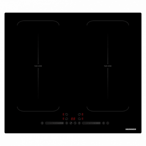 Plita incorporabila Heinner HBHI-M4ZB2FXTC, Inductie, 4 zone de gatit, Bridge, Boost, Control touch, Timer, Protectie copii, Indicator caldura reziduala, 60 cm, Negru imagine