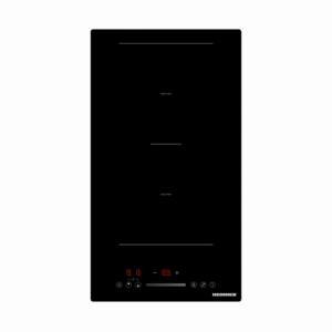 Plita incorporabila Heinner HBHI-M2ZB1FXTC, Inductie, 2 zone de gatit, Bridge, Boost, Control touch, Timer, Protectie copii, Indicator caldura reziduala, 30 cm, Negru imagine