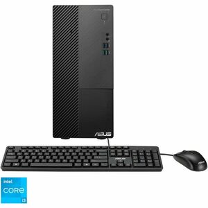 Sistem Desktop PC Asus ExpertCenter D5 Mini Tower D500ME cu procesor Intel® Core™ i3-13100 pana la 4.5GHz, 16GB DDR4, 512GB SSD, Intel® UHD Graphics 730, No OS, Black, 3Y PUR imagine