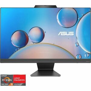 Sistem All-in-One Asus F3402WFAK cu procesor AMD Ryzen™ 5 7520U pana la 4.30 GHz, 23.8, Full HD, 8GB DDR5, 512GB SSD, AMD Radeon™ Graphics, No OS, Black imagine