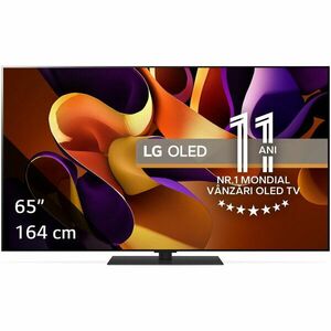 Televizor LG OLED evo OLED65G43LS, 164 cm, Smart, 4K Ultra HD, 100 Hz, Clasa F (Model 2024) imagine