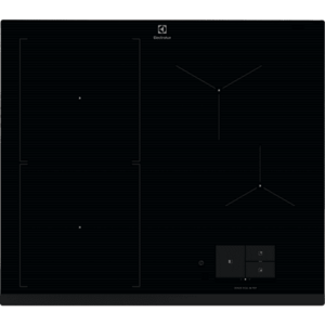 Plita incorporabila Electrolux EIS67483, Inductie, 4 zone de gatit, Booster, SenseBoil, Conectivitate hota, Timer, 60 cm, Negru imagine