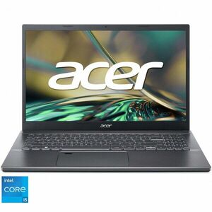 Laptop Acer Aspire 5 A515-57-51VM cu procesor Intel® Core™ i5-12450H pana la 4.40 GHz, 15.6, Full HD, IPS, 16GB DDR4, 512GB SSD, Intel® UHD Graphics, NO OS, Steel Gray imagine