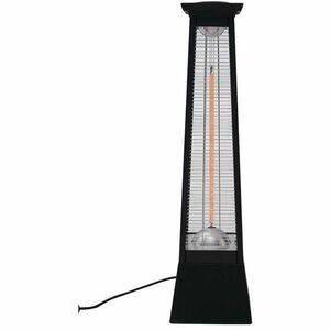 Incalzitor electric vertical cu baza Heinner, putere maxim 2000 W, doua trepte de putere 1000/2000W, lampa fibra de carbon imagine