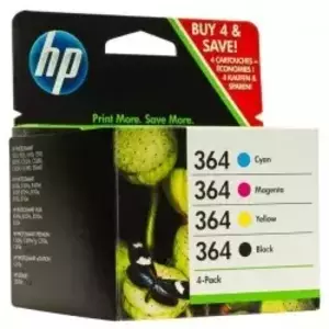 Pachet 4 cartuse inkjet HP 364 imagine