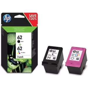 Cartus InkJet HP 62 2-pack Black Cyan Magenta Yellow imagine