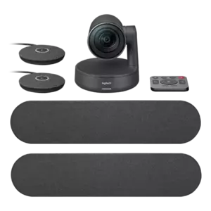 Sistem Videoconferinta Logitech Rally Ultra-HD ConferenceCam Dual Speaker imagine