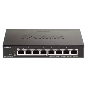 Switch D-Link DGS-1100-08PV2 cu management cu PoE 8x1000Mbps-RJ45 (8xPoE) imagine