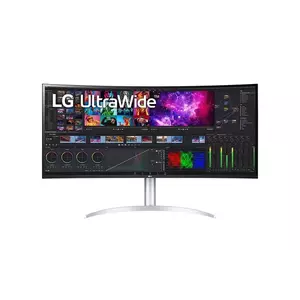 Monitor LED LG 40WP95CP-W 39.8" 5K2K UltraWide Curbat 5ms White imagine