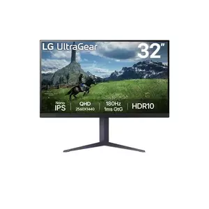 Monitor LED LG 32GS85Q-B 31.5" WQHD 180Hz 1ms Black imagine