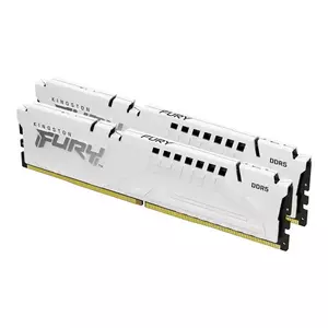 Memorie Desktop Kingston Fury Beast 32GB(2 x 16GB) DDR5 6000Mhz CL36 AMD Expo White imagine