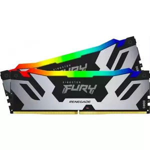 Memorie Desktop Kingston Fury Renegade RGB 96GB(2 x 48GB) DDR5 6000MHz CL32 Silver/Black imagine