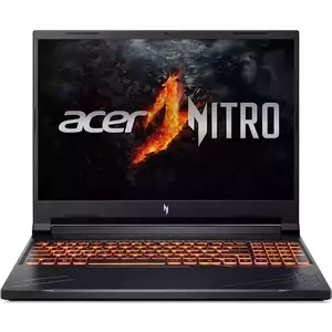 Notebook Acer Nitro V ANV16-71 16" WUXGA 165Hz Intel Core i7-14650HX RTX 4060-8GB RAM 16GB SSD 1TB No OS Obsidian Black imagine