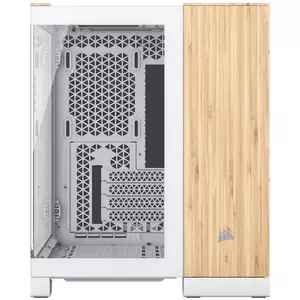 Carcasa PC Corsair 2500X White/Bamboo Wood imagine