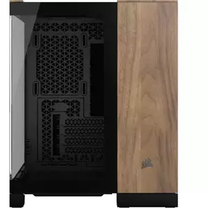 Carcasa PC Corsair 2500X Black/Walnut Wood imagine