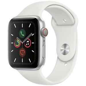 Apple Watch Series 5 2019, GPS + Cellular, Aluminium 44mm N/A Silver Foarte bun imagine