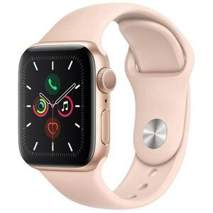 Apple Watch Series 5 2019, GPS, Aluminium 44mm N/A Gold Foarte bun imagine