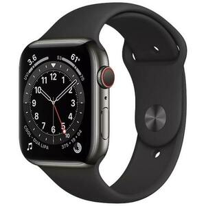 Apple Watch Series 6 2020, GPS + Cellular, Stainless Steel 40mm N/A Graphite Excelent imagine