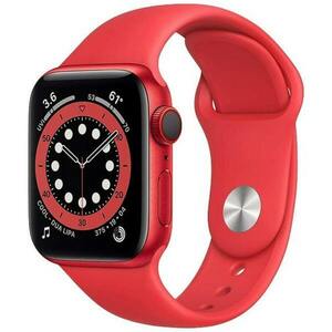 Apple Watch Series 6 2020, GPS + Cellular, Aluminium 40mm N/A Red Foarte bun imagine