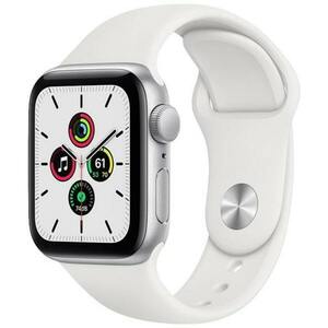 Apple Watch SE 2020, GPS, Aluminium 40mm N/A Silver Excelent imagine