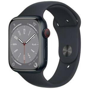 Apple Watch Series 8 2022, GPS + Cellular, Aluminium 41mm N/A Midnight Foarte bun imagine