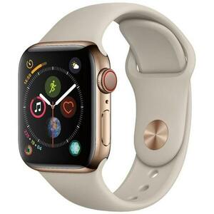 Apple Watch Series 4 2018, GPS + Cellular, Stainless Steel 40mm N/A Gold Foarte bun imagine