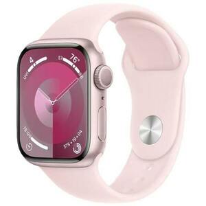 Apple Watch Series 9 2023, GPS + Cellular, Aluminium 45mm N/A Pink Foarte bun imagine