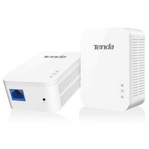 Kit Adaptoare Powerline Tenda PH3, Gigabit, 1000 Mbps (Alb) imagine