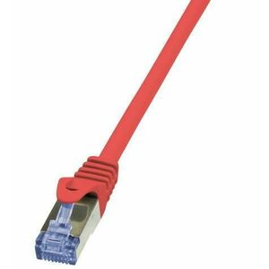 Cablu S/FTP LogiLink CQ3044S, Cat.6A, Patchcord (Rosu) imagine