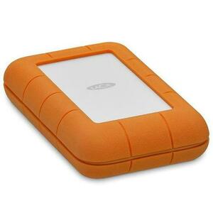 HDD Extern LaCie Rugged, 5Tb, USB 3.1 Type-C, 2.5inch, 130 MB/s (Portocaliu) imagine