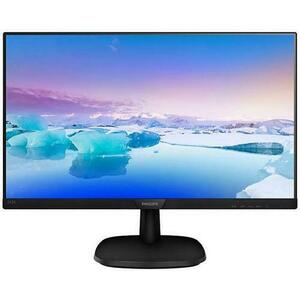 Monitor IPS LED Philips 23.8inch 243V7QDAB/00, Full HD (1920 x 1080), VGA, DVI, HDMI, Boxe, 5 ms (Negru) imagine