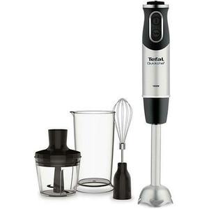 Mixer vertical TEFAL Quickchef 3in1 HB656838, 0.8l, 1000W, 20 trepte viteza (Argintiu/Negru) imagine