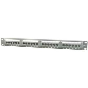 Patch panel Gembird NPP-C624CM-001, 24 Porturi, CAT.6, 19inch, 1U imagine