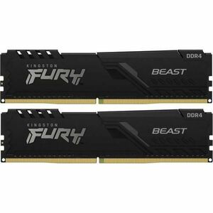 Memorii Kingston FURY Beast 32GB(2x16GB) DDR4 2666MHz CL16, 1RX8, Dual Channel Kit imagine