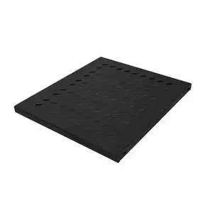 Raft fix Logilink SF1F65B 1U pentru rack 19″, adancime 525mm, sarcina maxima 50Kg, otel 1mm imagine