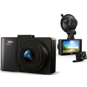 Camera auto DVR Xblitz S3 Duo, Full HD, Dual fata/spate, unghi de filmare 140°, display LCD 2.4inch, senzor G (Negru) imagine