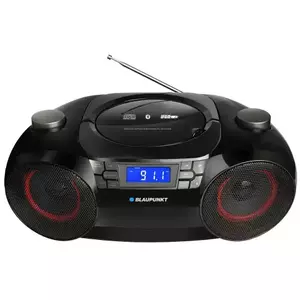 Microsistem Blaupunkt BB30BT, Bluetooth, FM, CD, USB, MP3, negru imagine