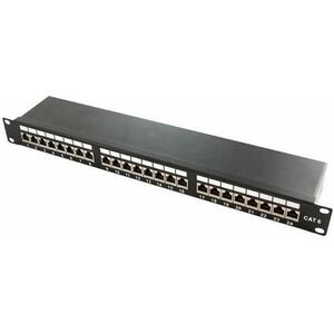 Patch Panel LogiLink NP0061, 24 Porturi, CAT.6a, 19inch imagine