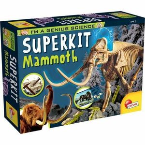 Joc educativ Experimentele micului geniu, Kit paleontologie mamut LISCIANI imagine