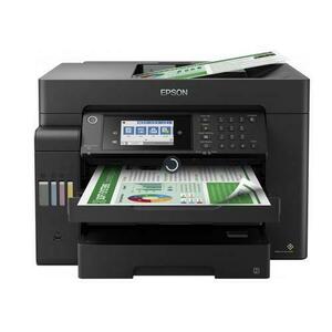 Multifunctional inkjet color Epson EcoTank L15150, Duplex, Retea, Wireless, A3 (Negru) imagine